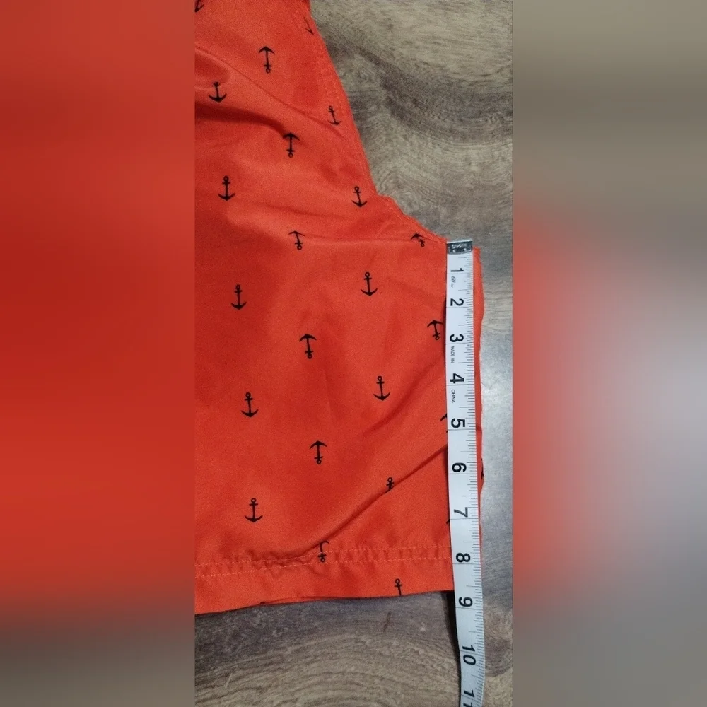 Nautica Men's Orange Swim Shorts